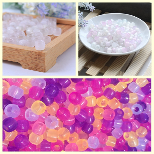 acrylic round beads uv color changing beads loose beads diy jewelry accessories hand-woven bracelet beads material