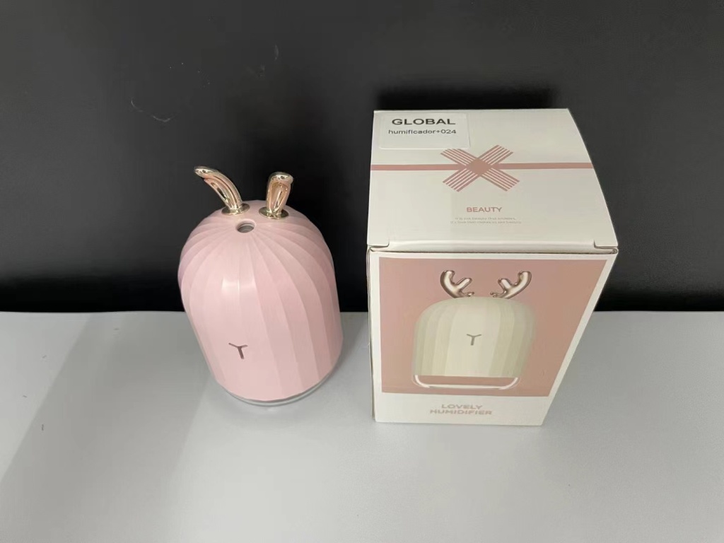 创意USB迷你超声波静音玉净瓶香薰机 LED带夜灯加湿器空气净化器详情55