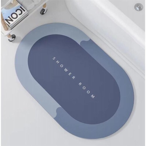 new diatom mud soft foot mat bathroom absorbent mat toilet door non-slip mat quick-drying bathroom floor mat