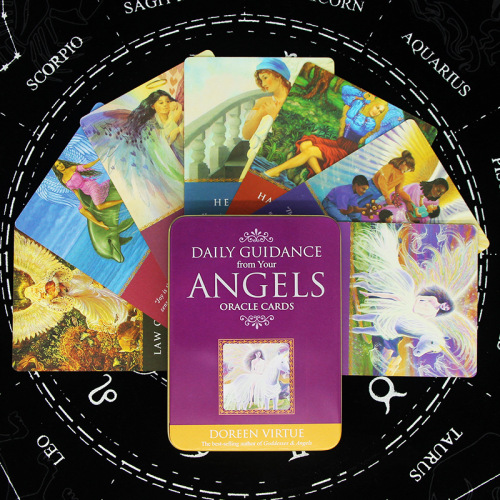 English Version Tarot Cards Deck Iron Box Brand Oracle Oracle Oracle Card Gilding Craft High-End 