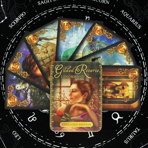 Gilded Reverie Lenormand Iron Box Brand Gilding Craft High-End Card Wholesale