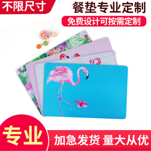 plastic placemat new manufacturers can process customized ins wind firebird edible pp placemat coaster table mat