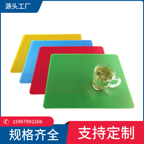 Placemat Wholesale Customizable Pp Placemat Plastic Placemat Coffee Cup Mat Heat Proof Mat Food Grade Placemat