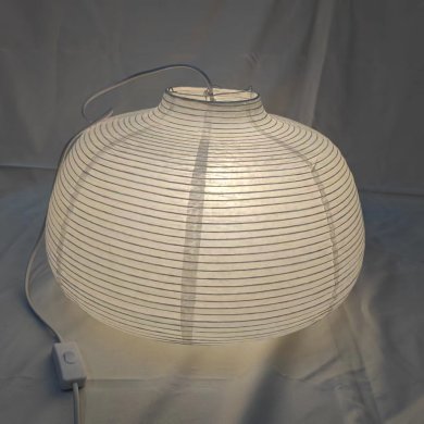 批发纸灯家用吊灯led灯折叠纸灯钢丝灯夜灯纸灯罩