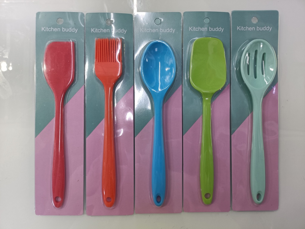 Barbecue and hot pot silicone scraper, oil brush, baking cake spatula, cream scraper, sauce brush tool set pic 20