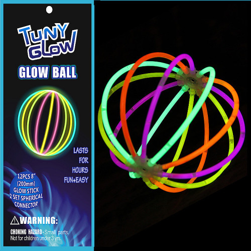 Factory Direct Sales Luminous Lantern Fluorescent Ball Light Stick Modeling DIY Luminous Toy