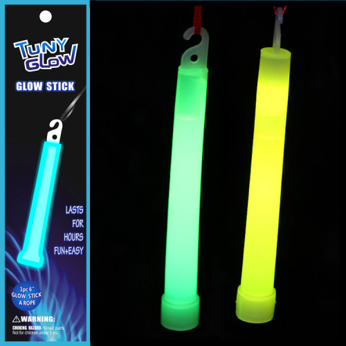 factory direct wholesale fine packaging 6-inch with hook light stick 15 * 150mm light stick luminous stick