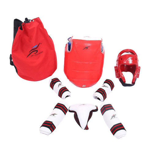 Youth Adult Taekwondo Protective Gear Five-Piece Set 2019 Popular Factory Direct Sales Can Be Customized