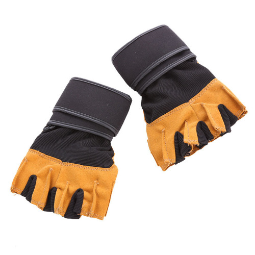 factory wholesale sports new weightlifting gloves fitness protection non-slip half finger gloves foreign trade popular one-piece delivery