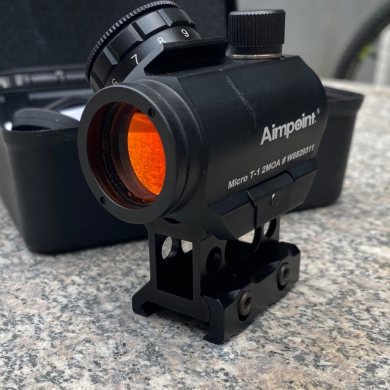 亚马逊高清虹膜t1 内红绿点瞄准镜狙击镜增高夹具全息瞄