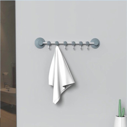 Creative Full Moon Seamless Hook Nordic Union Row Sticky Hook Kitchen Storage Multi-Functional Seamless Hook behind the Door Clothes Hook 