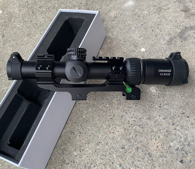 5-6×20霍克分化瞄准镜狙击镜瞄准器orange倍镜短款窄边_苏州光学