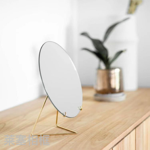 Iron Mirror High-End Elegant High-Grade Decoration Creative Design Style Modern Minimalist Living Room Bedroom Crafts