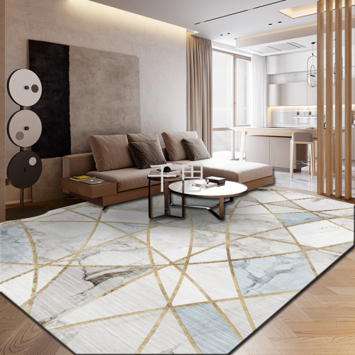 qiansi carpet living room simple nordic style geometric printed sofa table carpet modern simple i home room floor mat