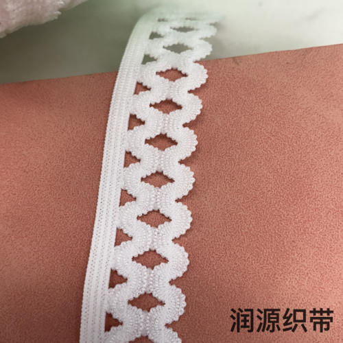 1.7cm crocheted elastic band underwear bra vest elastic lace underwear mesh ribbon