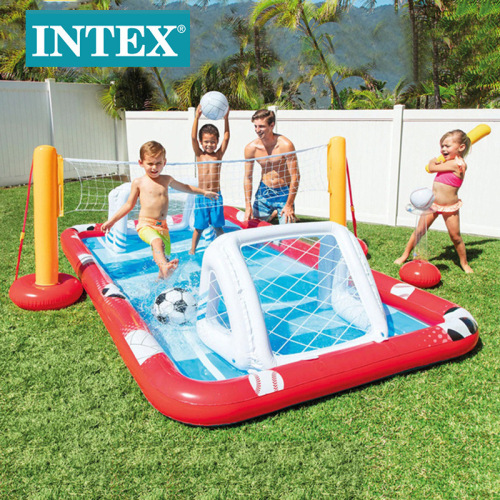 intex57147 rectangular playground park inflatable pool children‘s family outdoor sand basin inflatable toys