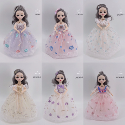 New Machine Edge 30cm12-Inch Wedding Keychain Doll Embroidery Barbie Doll Music Doll