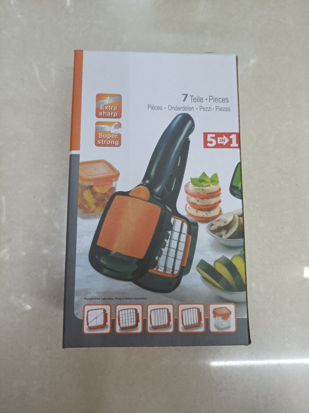 Bestseller Nicer Dicer Quick multi-functional vegetable cutter 7-piece set Vegetable cutter, vegetable and shredded cutter pic 9