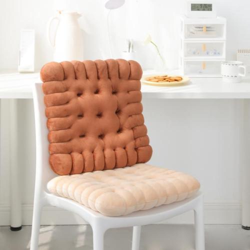 factory creative simulation biscuit cushion office long-sitting cushion student dormitory chair cushion waist padded butt pad