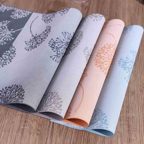 modern minimalist table mat lunch waterproof oil-proof insulated meal children‘s table mat dining cloth student dandelion placemat