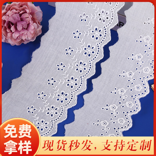 cotton cotton thread carving hole embroidery lace home fabric crafts clothing accessories children‘s clothing accessories
