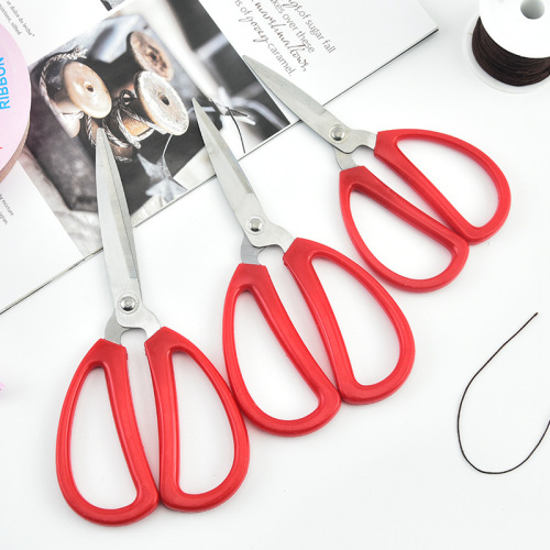 factory wholesale stainless steel tailor scissors household paper-cut handmade scissors multi-functional office stationery kitchen scissors