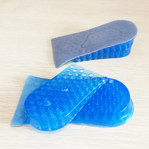 insole for both male and female invisible two-layer half insole silicone honeycomb two-layer crystal transparent insole