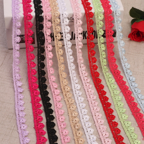 hot sale water soluble lace polyester lace home cloth jewelry clothing accessories 1.5cm