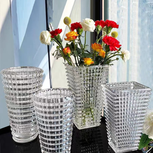 Crystal Glass Vase Decoration Home Living Room Decoration