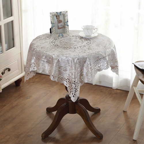 european tablecloth fabric square dining room home living room dining table tea table lace table cloth hollow cover towel m