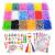 18-Color Color Rubber Band DIY Suit Splicing Stitching Winding Rainbow Rubber Band Knit Device Educational Parent-Child Toys