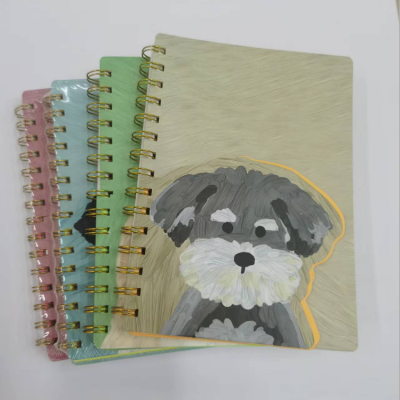 New A5 Coil Notebook Multi-Color Notebook Notepad with Note Paper