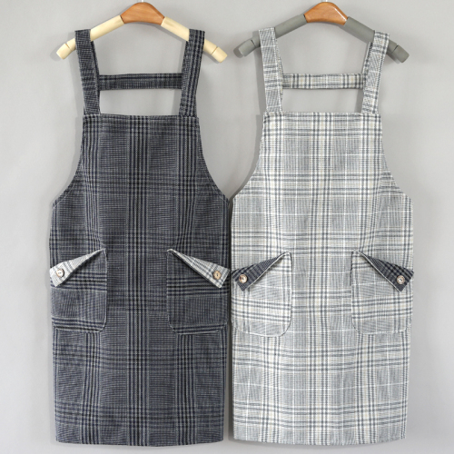 apron double-layer strap kitchen household work suit dual-use multi-purpose apron 2024 new custom