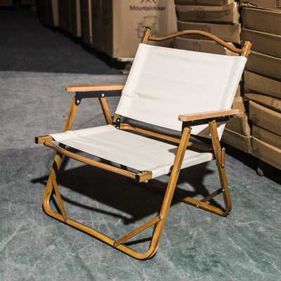 Portable Outdoor Folding Chair Wood Grain Chair Kermit Chair Outdoor Folding Chair Camping Portable Folding Chair Generation Hair