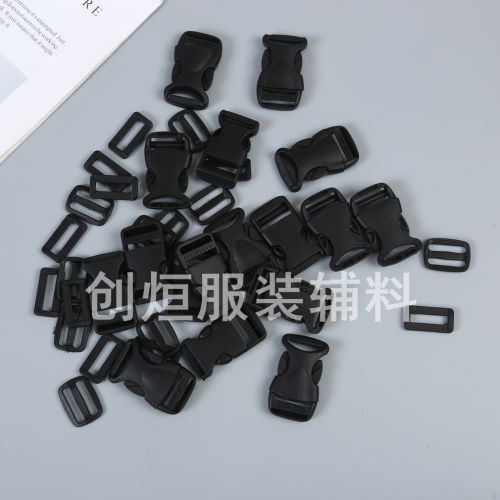 Black Japanese Buckle Overcoat and Trench Coat Belt Buckle Head Square the Third Gear Adjustable Buckle Various Specifications Can Be Customized