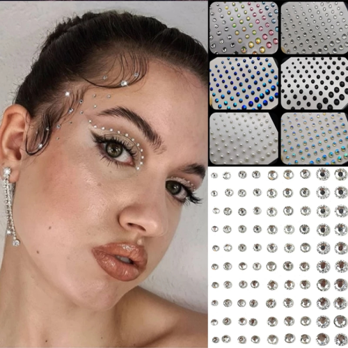 beauty eye corner sticking diamond diy single acrylic diamond sticker makeup face sticking diamond factory spot eye sticking sticker