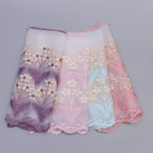 4 color shaping yarn embroidery curtain magnolia lace bed skirt bedding home textile cloth barbie doll skirt cm