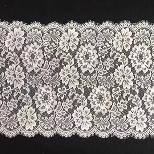 Factory Direct Sales Eyelash Lace Lace Lace with Curtain Wave Flower Matching