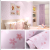 Waterproof and moisture-proof bedroom self-adhesive wallpaper with offset printing flowers on the back
