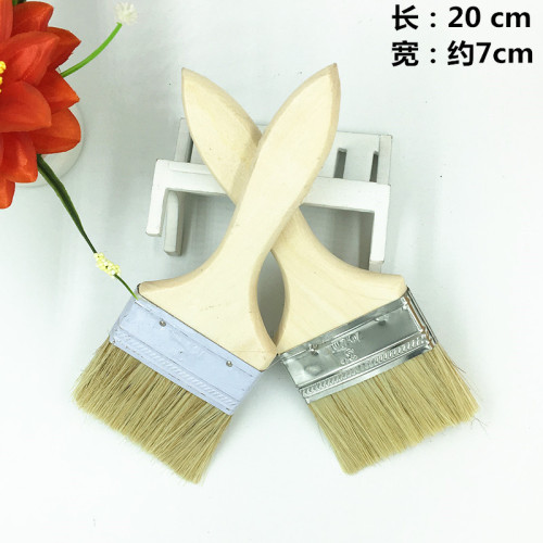 2 yuan department store large paint brush solid wood handle brush wall tools yiwu department store delivery