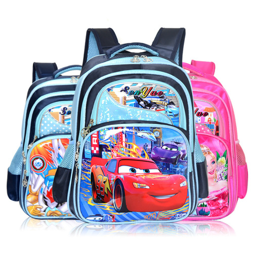 new cute cartoon children‘s backpack boys and girls burden reduction primary school student schoolbag ultraman cartoon schoolbag