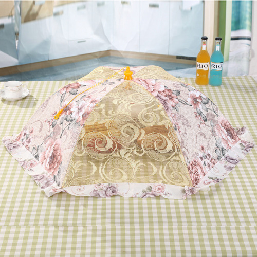 new table cover dish food dust-proof rice cover insect-proof cover food cover lace square foldable vegetable cover