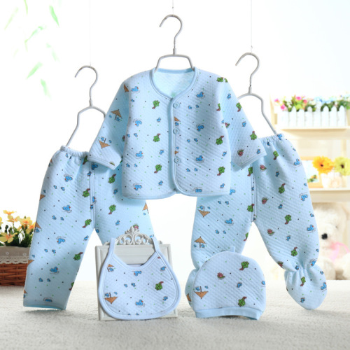 new newborn baby clothes newborn 5-piece cotton 0-march 4 season underwear set wholesale