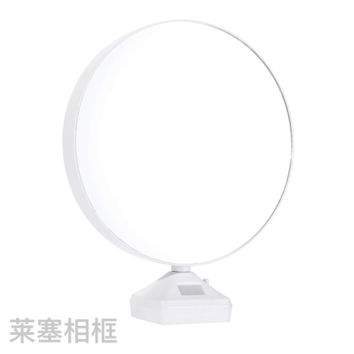 Circle and Creative Decoration Home Decoration Living Room Bedroom Crafts Photo with Lamp Magic Mirror