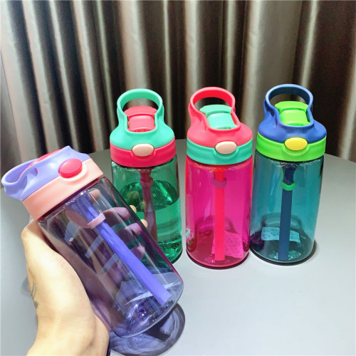 small handsome factory direct portable water cup student korean plastic cup heat-resistant large capacity simple tea cup factory