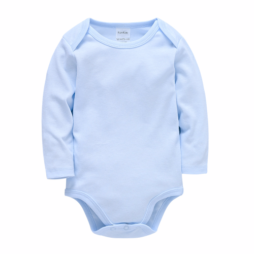 New Infant Clothing Long Sleeve Solid Color Autumn Newborn Romper Baby Clothes 