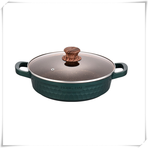 Die-Cast Aluminum Pot 28cm Household Kitchen Supplies Non-Stick Pot Soup Pot Stew Pot Gift Box Packaging Spot Supply Batch 