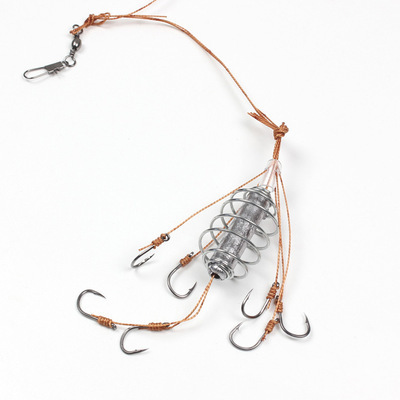new style with lead pendant counterweight european library fishing long shot explosion hook tube fu isini fishhook