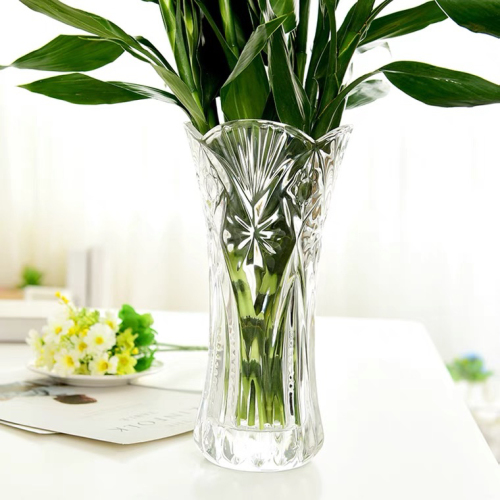 glass vase crystal vase living room home decoration lily flower arrangement glass vase hydroponic flower device
