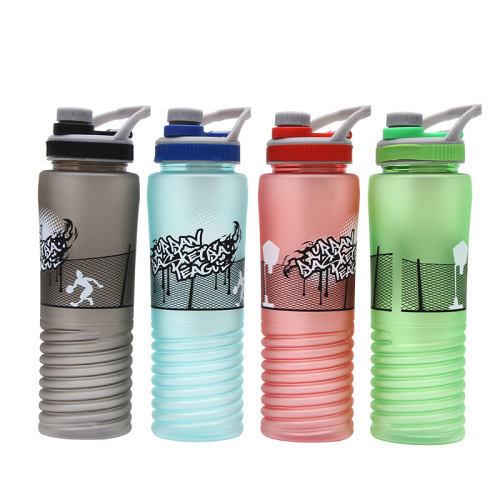Amazon Hot Sale Creative Plastic Cup Outdoor Portable Sports Sports Bottle Advertising Promotion Gift Cup Wholesale